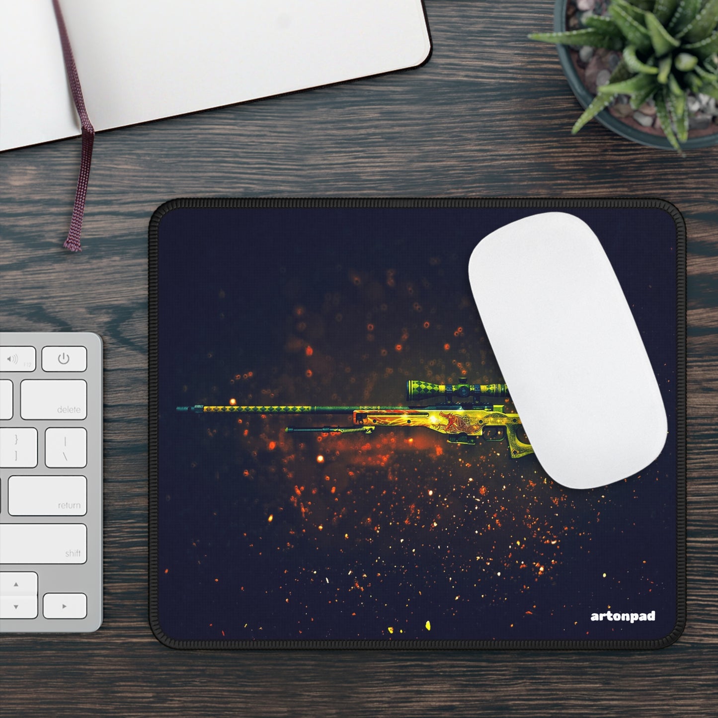 AWP | Dragon Lore Precision Gaming Mouse Pad – Legendary Style, Pro-Level Aim