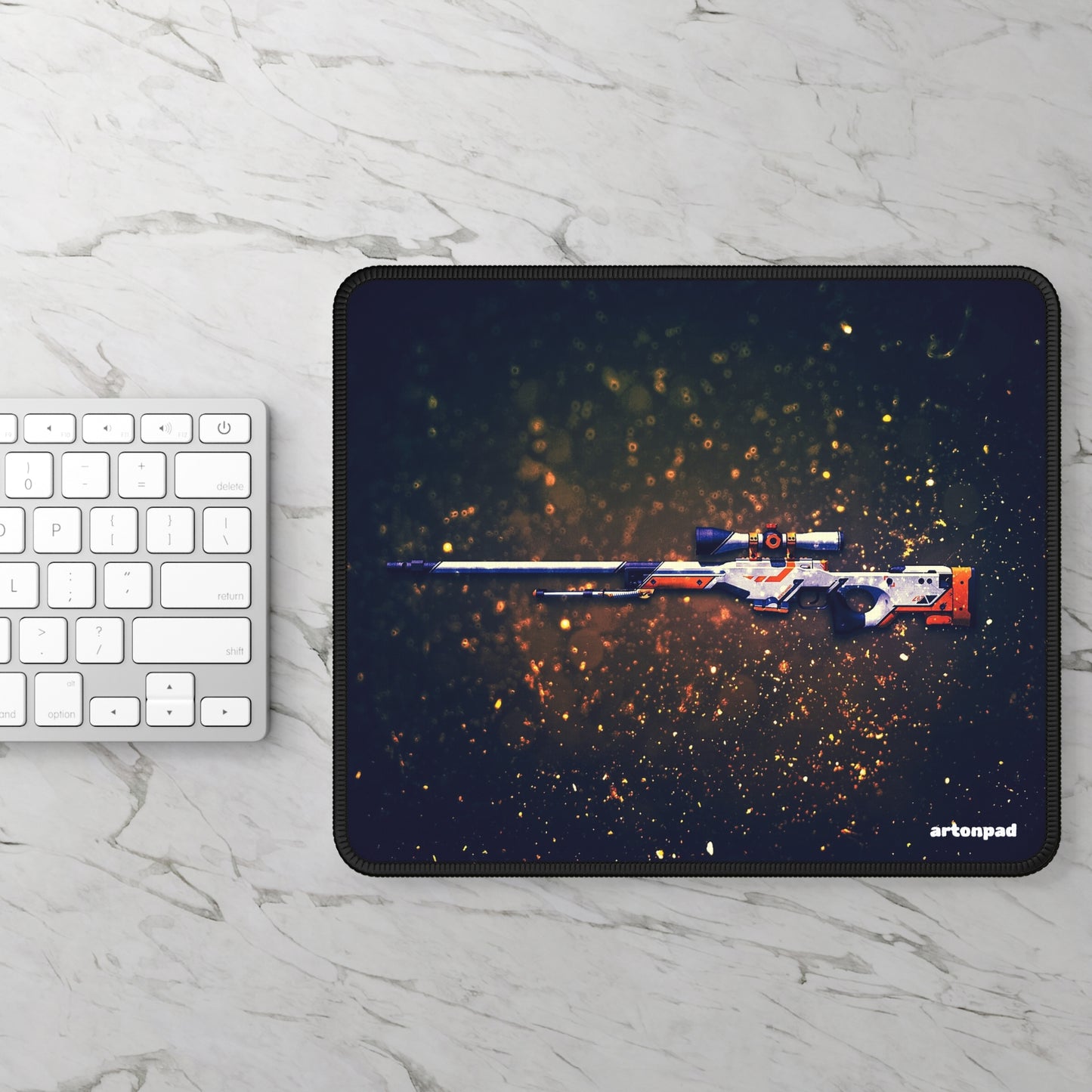 AWP | Asiimov Sniper Edition – High-Precision Gaming Mouse Pad for CS Fans