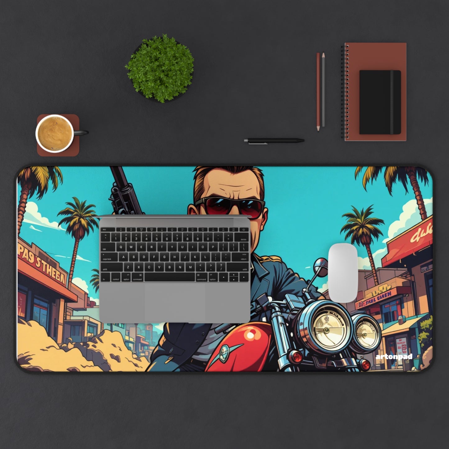 Pixel Crime Boss – GTA Inspired Gaming Mousepad