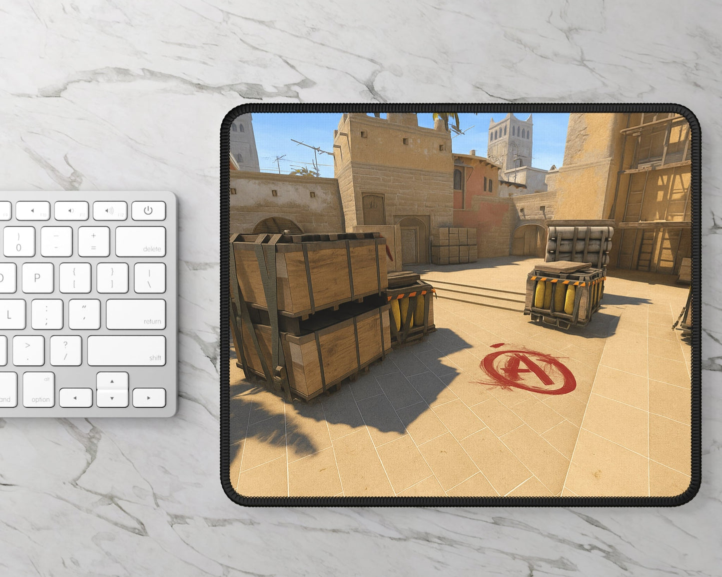 CS2 Mirage Map Design Gaming Mouse Pad