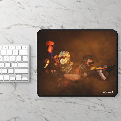 T-Side Assault Mouse Pad – CS:GO Agents United in Fire